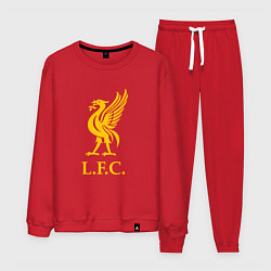 Костюм хлопковый мужской Liverpool sport fc, цвет: красный