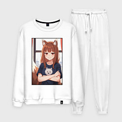 Костюм хлопковый мужской Spice and Holo, цвет: белый