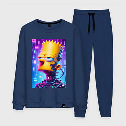 Мужской костюм Cyber Bart Simpson - ai art