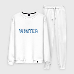 Мужской костюм Леттеринг морозные узоры - winter