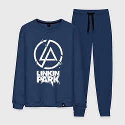 Костюм хлопковый мужской Linkin Park - white, цвет: тёмно-синий
