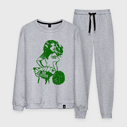 Костюм хлопковый мужской Go Celtics, цвет: меланж