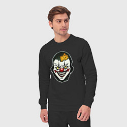 Костюм хлопковый мужской Злой клоун, цвет: черный — фото 2