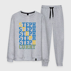 Костюм хлопковый мужской Steph Curry, цвет: меланж