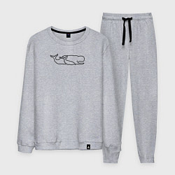 Мужской костюм Два кита