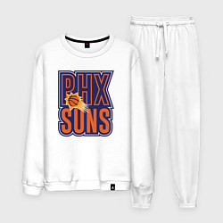 Костюм хлопковый мужской Phx Suns, цвет: белый