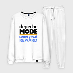 Костюм хлопковый мужской Depeche Mode - Some Great Reward, цвет: белый