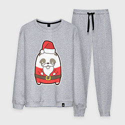 Мужской костюм Панда дед-мороз