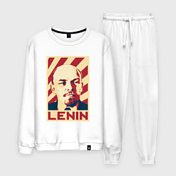 Костюм хлопковый мужской Vladimir Lenin, цвет: белый