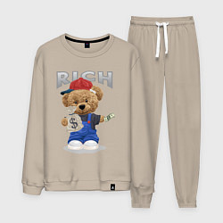 Мужской костюм Плюшевый медведь с мешком денег