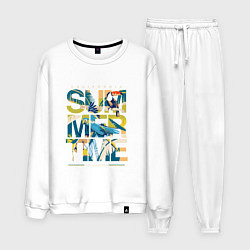 Костюм хлопковый мужской California summertime, цвет: белый