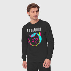 Костюм хлопковый мужской Paramore rock star cat, цвет: черный — фото 2