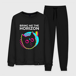 Костюм хлопковый мужской Bring Me the Horizon rock star cat, цвет: черный
