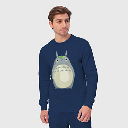 Костюм хлопковый мужской Neighbor Totoro, цвет: тёмно-синий — фото 2