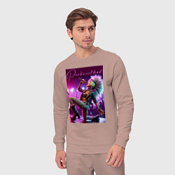 Костюм хлопковый мужской Барби поёт панк-рок, цвет: пыльно-розовый — фото 2