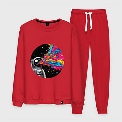 Мужской костюм Космонавт с разноцветными брызгами