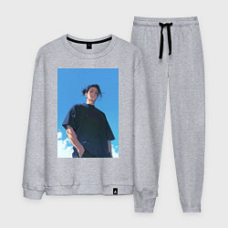 Костюм хлопковый мужской Сугуру Гэто, цвет: меланж