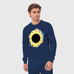 Костюм хлопковый мужской Простая червоточина, цвет: тёмно-синий — фото 2