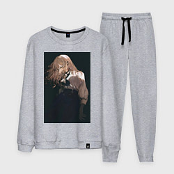 Костюм хлопковый мужской Ведьма и чудовище Гидо, цвет: меланж