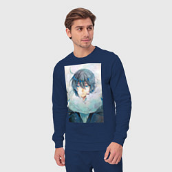 Костюм хлопковый мужской Ванитас, цвет: тёмно-синий — фото 2