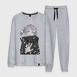 Костюм хлопковый мужской Надзуна Нанакуса, цвет: меланж