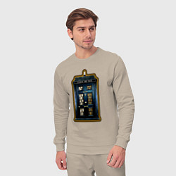 Костюм хлопковый мужской Tardis Sherlock, цвет: миндальный — фото 2