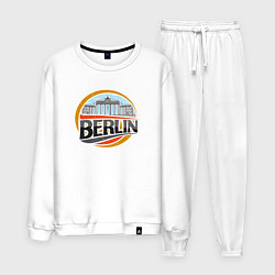Костюм хлопковый мужской Berlin, цвет: белый