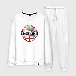 Костюм хлопковый мужской England counry, цвет: белый