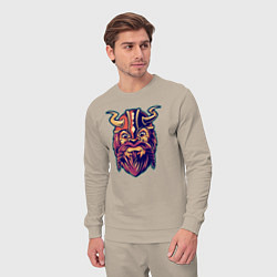 Костюм хлопковый мужской Viking warrior, цвет: миндальный — фото 2