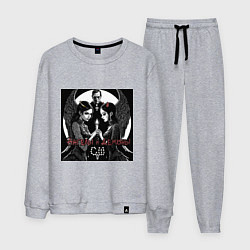 Костюм хлопковый мужской Ангелы и демоны - Скелеты в шкафу, цвет: меланж