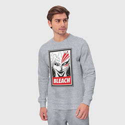 Костюм хлопковый мужской Блич, цвет: меланж — фото 2