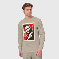 Костюм хлопковый мужской Joe Strummer of the Clash, цвет: миндальный — фото 2
