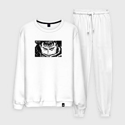 Костюм хлопковый мужской Берсерк манга, цвет: белый