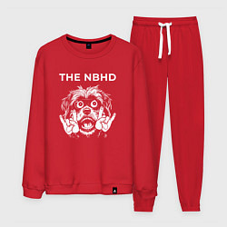 Костюм хлопковый мужской The Neighbourhood rock dog, цвет: красный