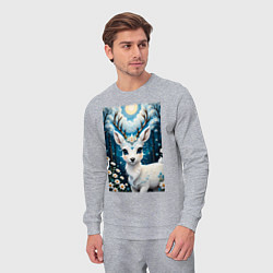 Костюм хлопковый мужской Сказочный олененок, цвет: меланж — фото 2