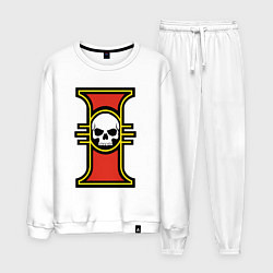 Костюм хлопковый мужской Inquisition Warhammer 40k, цвет: белый