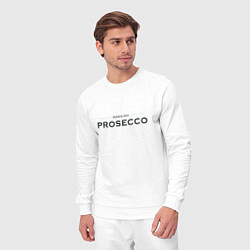 Костюм хлопковый мужской Prosecco mood original, цвет: белый — фото 2