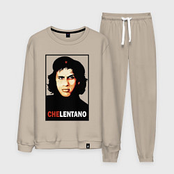 Костюм хлопковый мужской Che guevara - Chelentano, цвет: миндальный