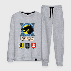 Костюм хлопковый мужской Space wolves Warhammer 40k, цвет: меланж
