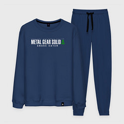 Костюм хлопковый мужской Metal gear solid 3 Snake eater logo, цвет: тёмно-синий