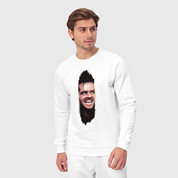 Костюм хлопковый мужской А вот и Джонни из фильма Сияние, цвет: белый — фото 2