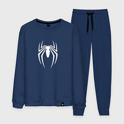 Костюм хлопковый мужской Spider man logo, цвет: тёмно-синий