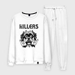 Костюм хлопковый мужской The Killers - rock dog, цвет: белый