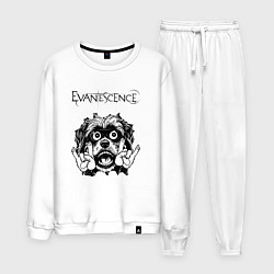 Костюм хлопковый мужской Evanescence - rock dog, цвет: белый