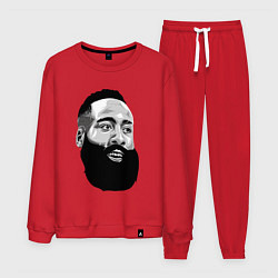 Костюм хлопковый мужской James Harden, цвет: красный