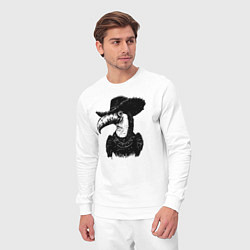 Костюм хлопковый мужской Тукан ковбой, цвет: белый — фото 2