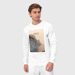 Костюм хлопковый мужской Горная душа, цвет: белый — фото 2