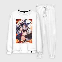 Костюм хлопковый мужской Yuel Yuri Granblue Fantasy, цвет: белый