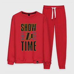 Костюм хлопковый мужской Lakers show time, цвет: красный