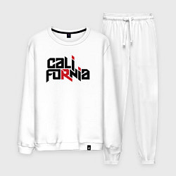 Костюм хлопковый мужской USA - California, цвет: белый